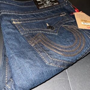 True Religion Men's Blue Jeans